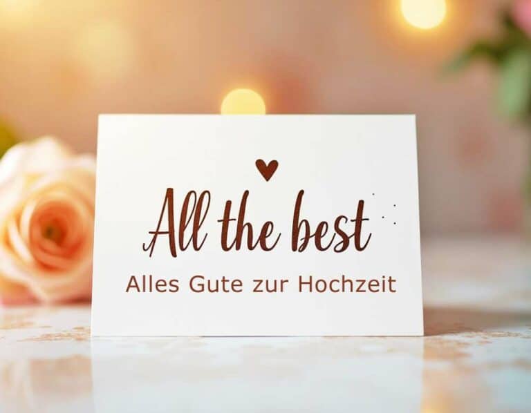 Mehr über den Artikel erfahren Kann man Alles Gute zur Hochzeit sagen?